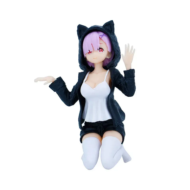 Action Figure do Re-Zero - Rem e Ram - 5 Estilos de 11cm a 16cm