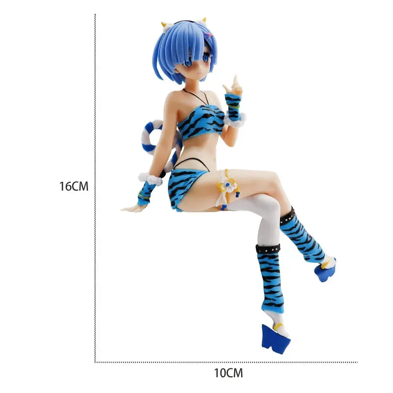 Action Figure do Re-Zero - Rem e Ram - 5 Estilos de 11cm a 16cm