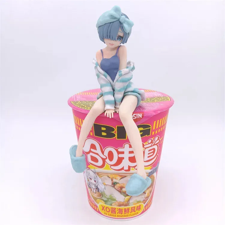 Action Figure do Re-Zero - Rem e Ram - 5 Estilos de 11cm a 16cm