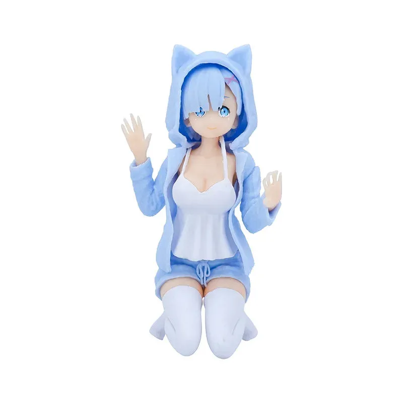 Action Figure do Re-Zero - Rem e Ram - 5 Estilos de 11cm a 16cm