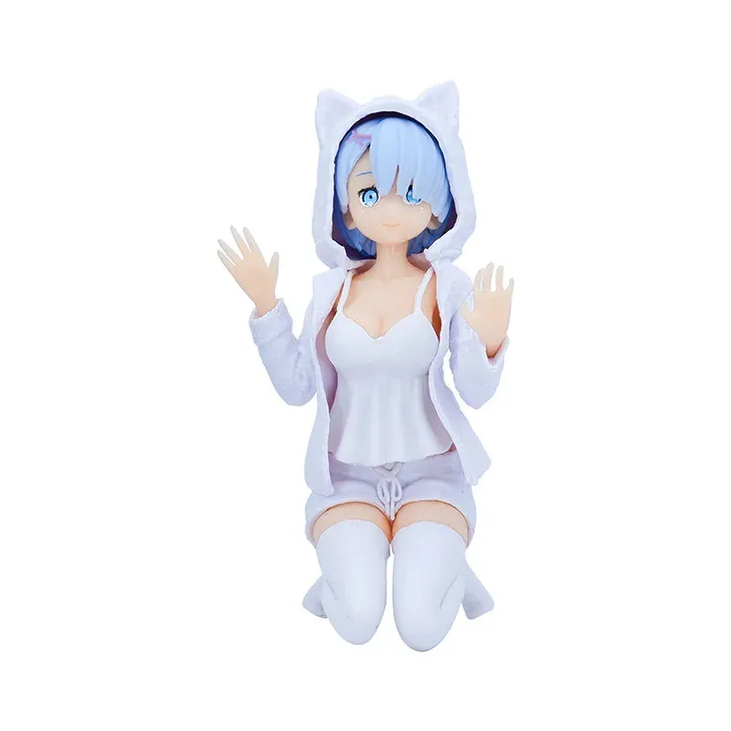 Action Figure do Re-Zero - Rem e Ram - 5 Estilos de 11cm a 16cm