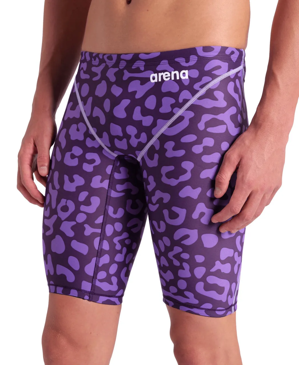 Arena Mens Powerskin ST NEXT Leopard Limited Edition Jammer