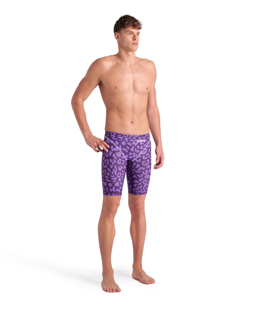 Arena Mens Powerskin ST NEXT Leopard Limited Edition Jammer