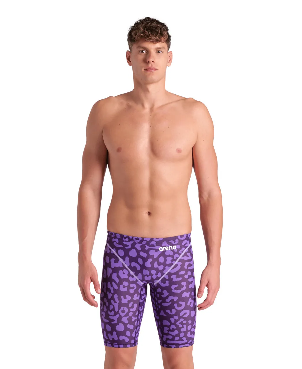 Arena Mens Powerskin ST NEXT Leopard Limited Edition Jammer