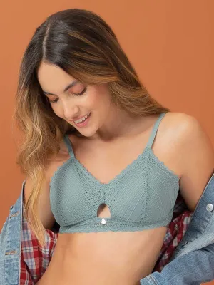 Bralette Encaje Verde Ultramar