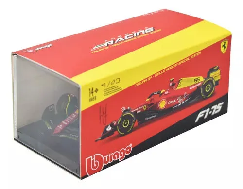 Carro a Escala 1:43 F1-75 Sainz #55 Italian GP 2022 - Rojo