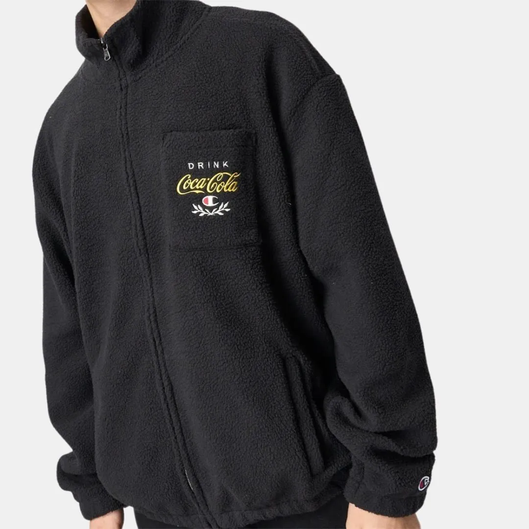 Champion x Coca Cola Full Zip Top Jacket Black