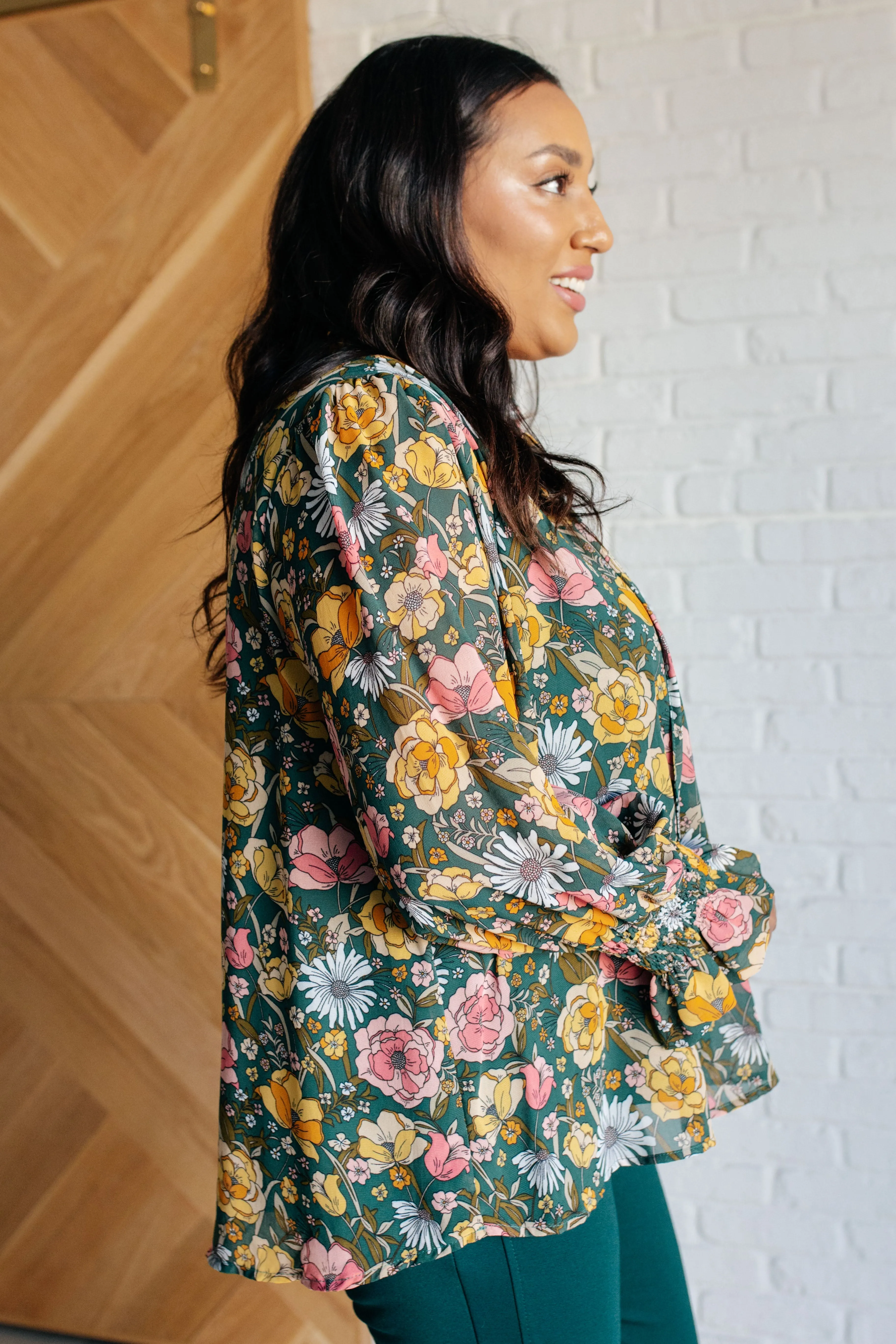 Chiffon Floral Blouse