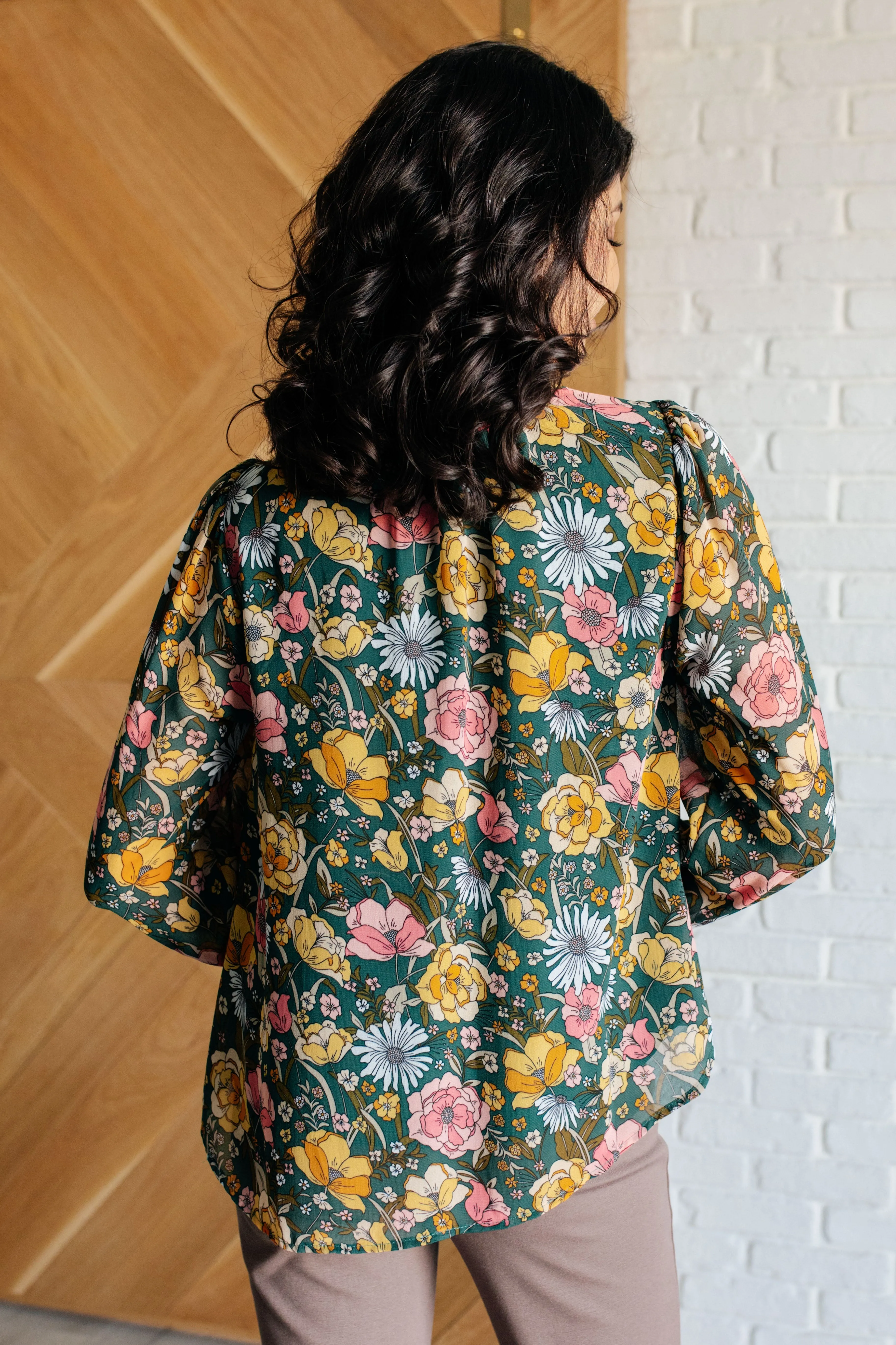 Chiffon Floral Blouse