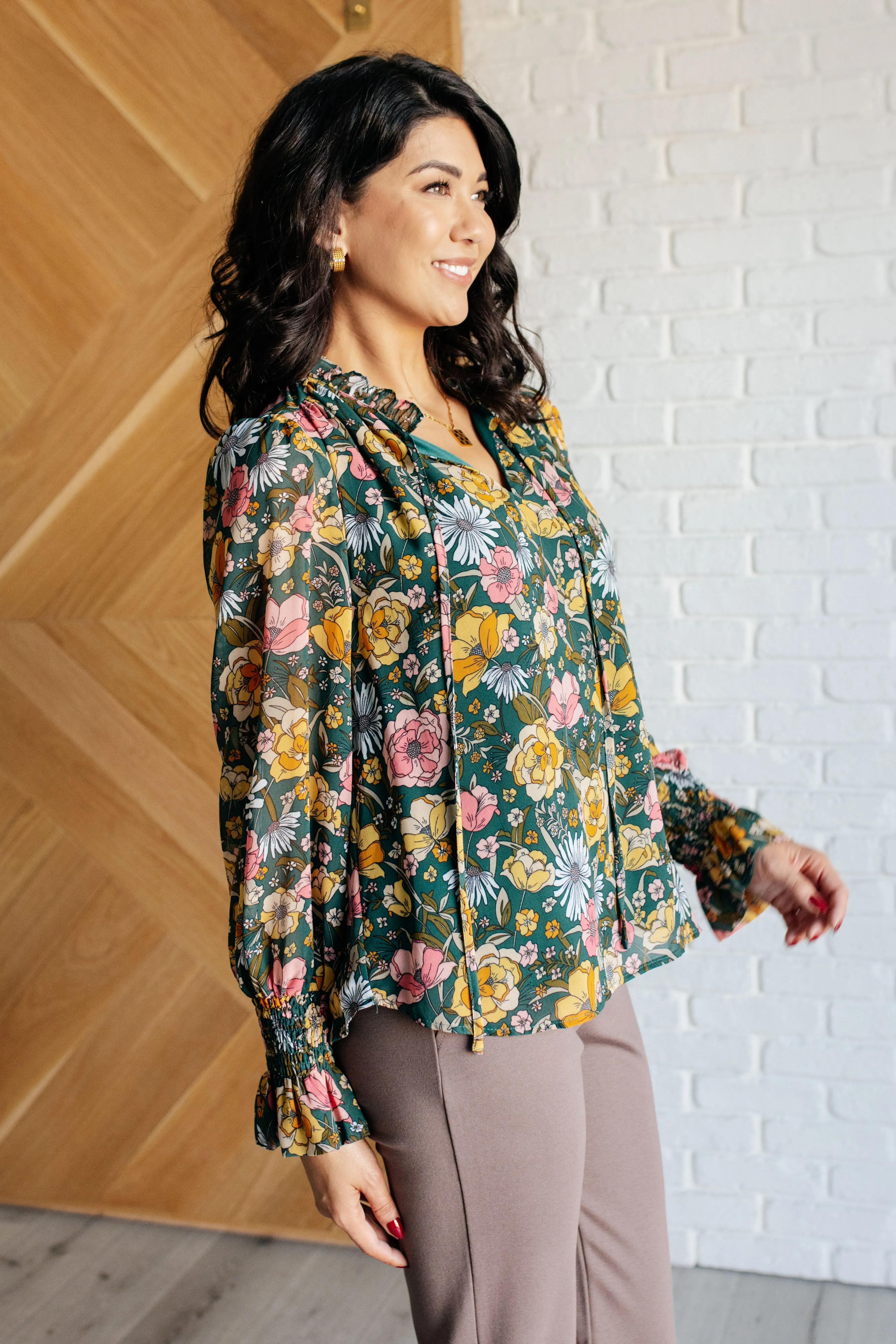 Chiffon Floral Blouse