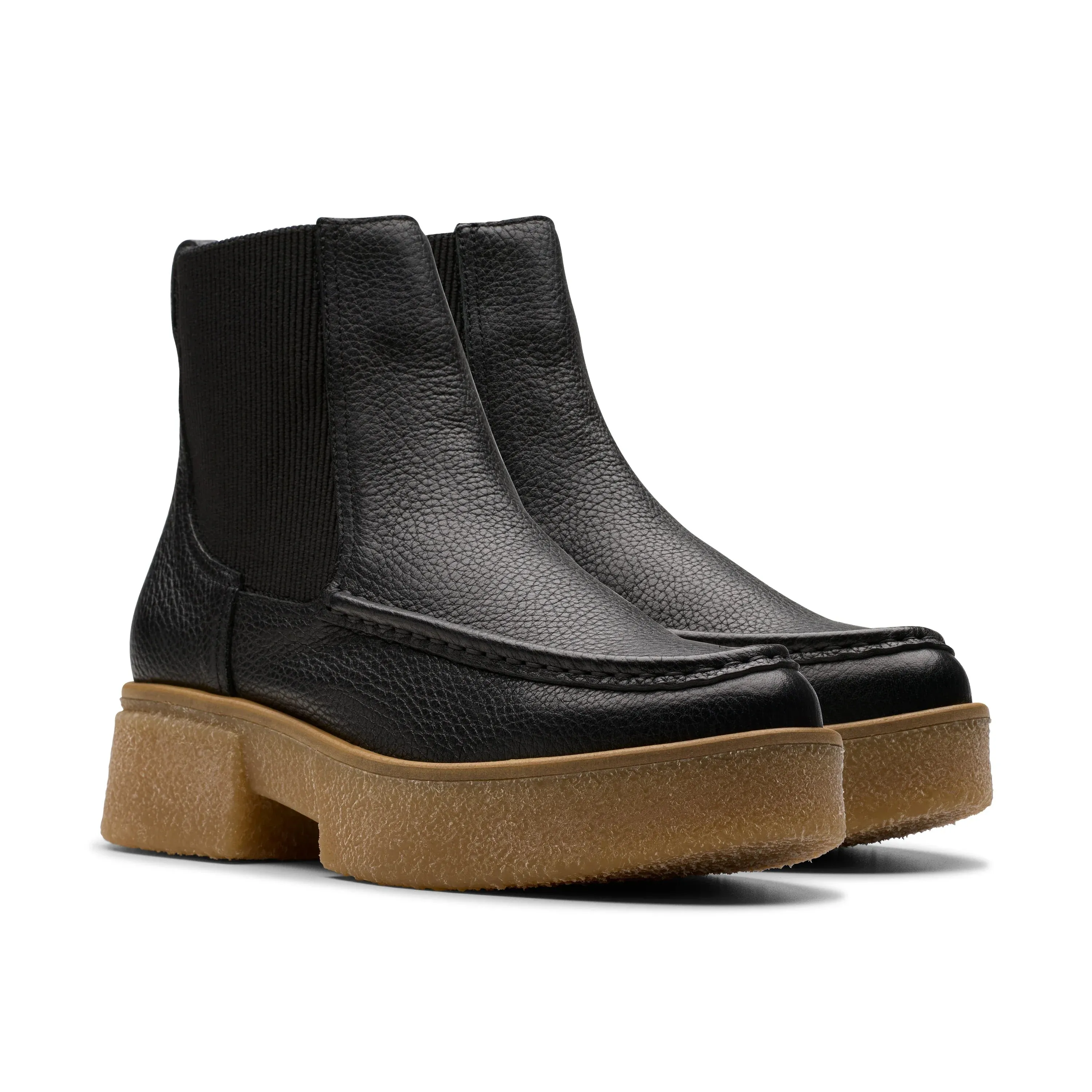 CLARKS | BOTAS MUJER | LINOSO TOP BLACK LEATHER | NEGRO