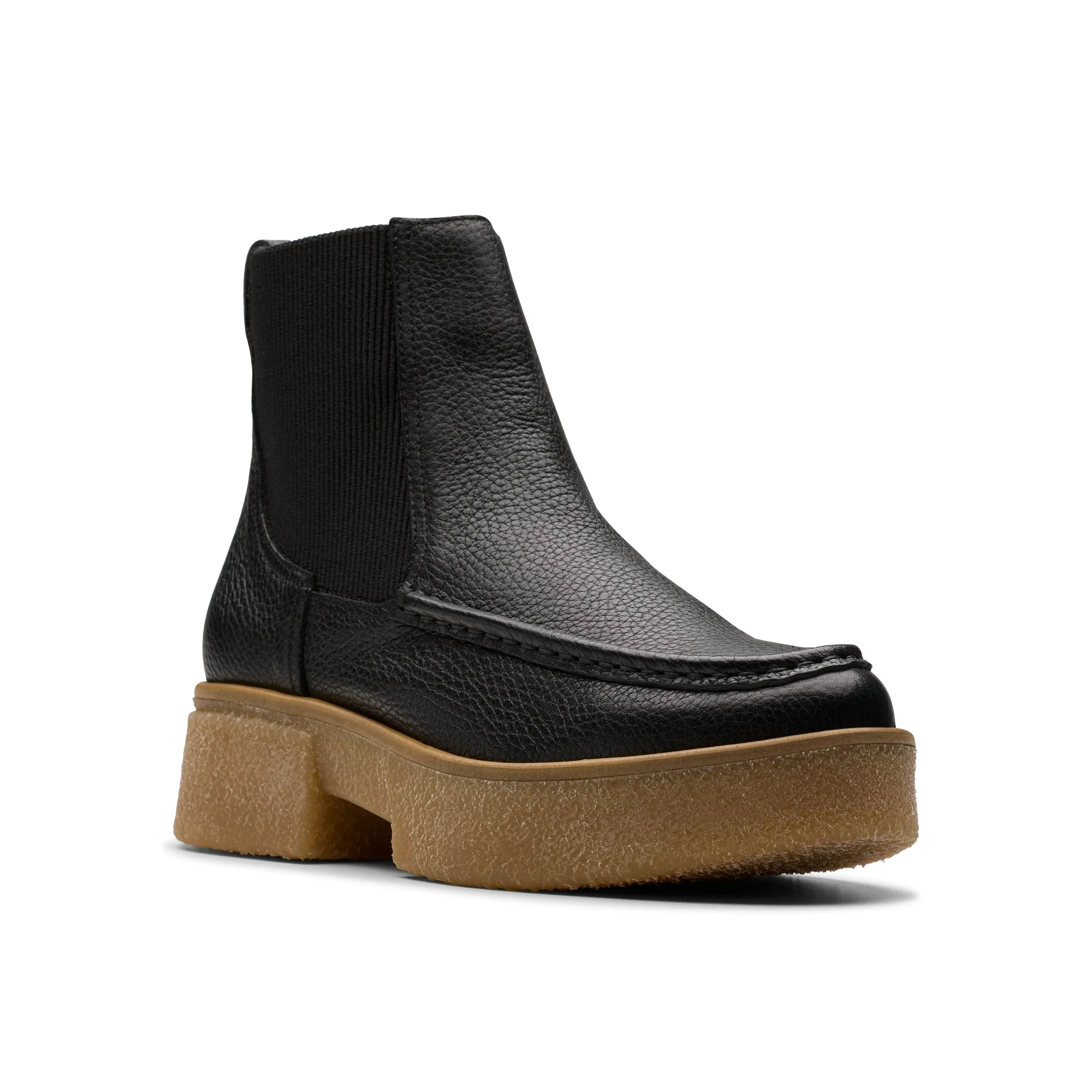 CLARKS | BOTAS MUJER | LINOSO TOP BLACK LEATHER | NEGRO