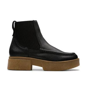 CLARKS | BOTAS MUJER | LINOSO TOP BLACK LEATHER | NEGRO