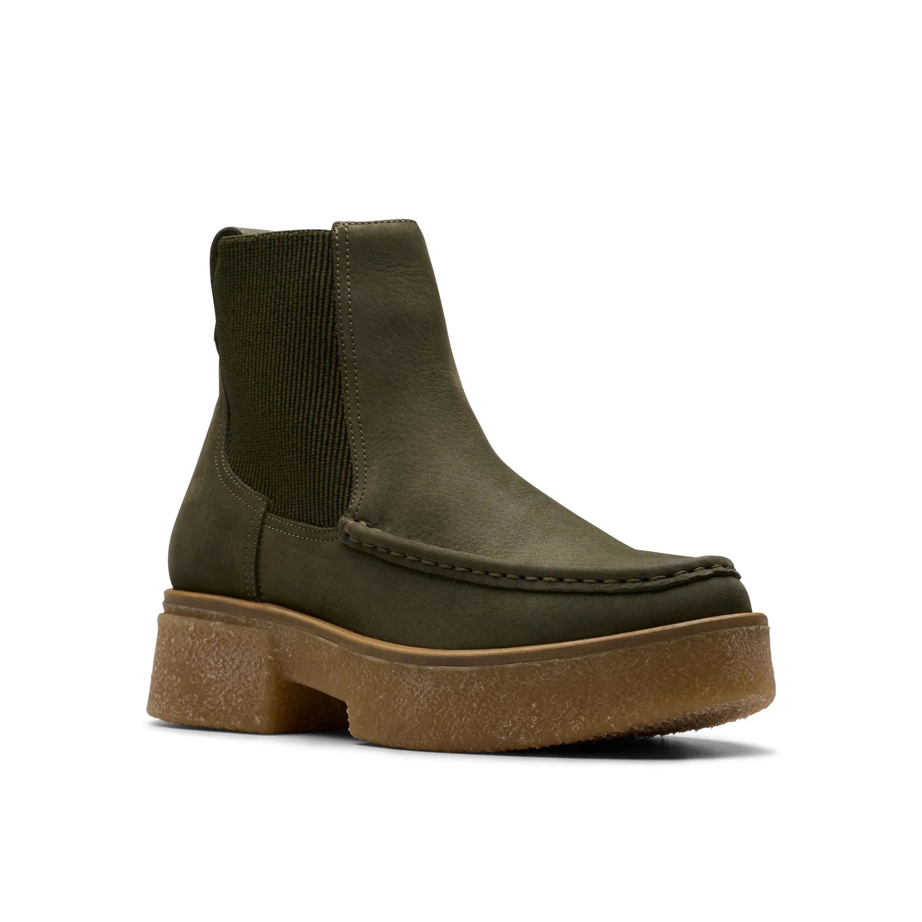 CLARKS | BOTAS MUJER | LINOSO TOP DARK GREEN NUBUCK | GREEN