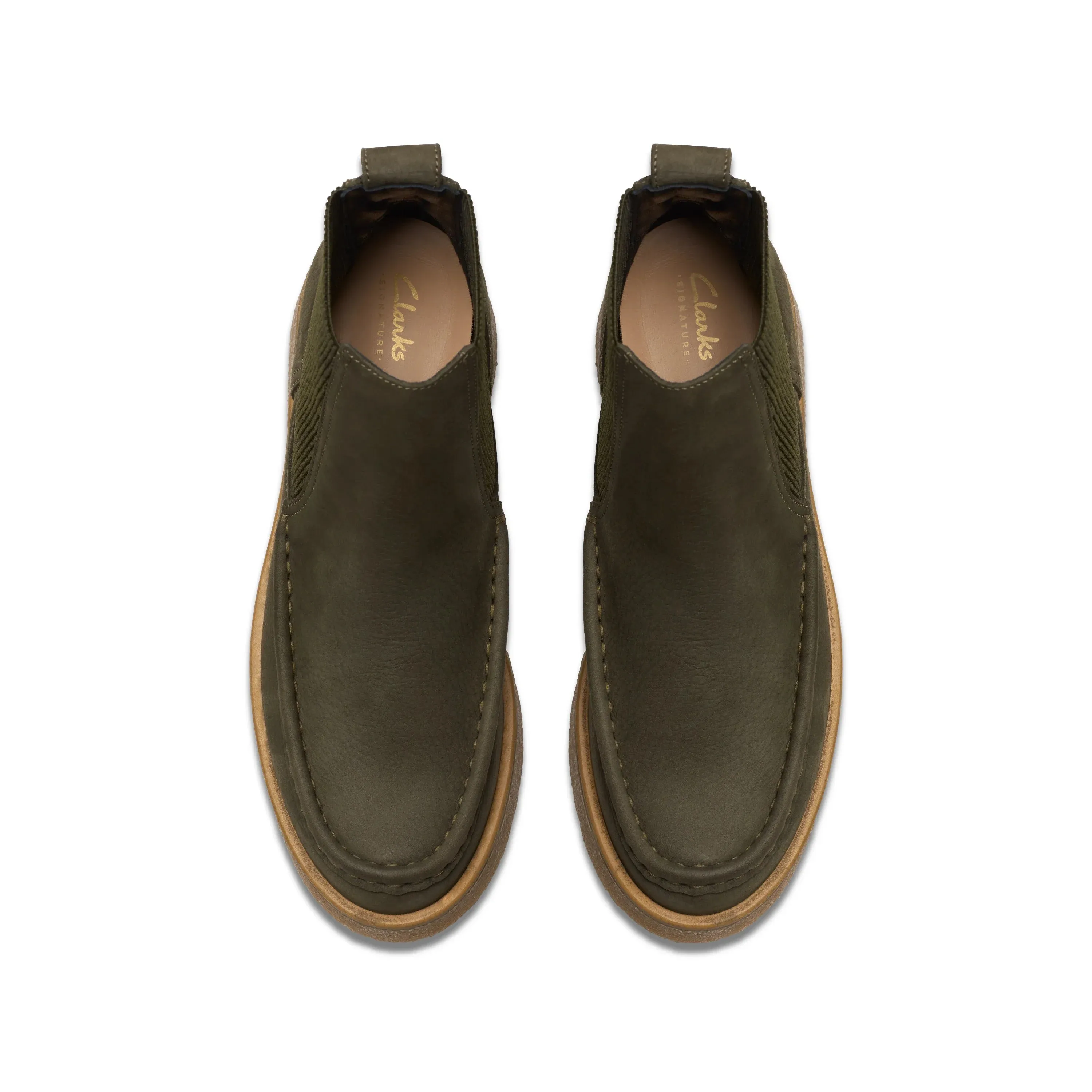 CLARKS | BOTAS MUJER | LINOSO TOP DARK GREEN NUBUCK | GREEN