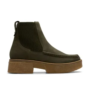 CLARKS | BOTAS MUJER | LINOSO TOP DARK GREEN NUBUCK | GREEN