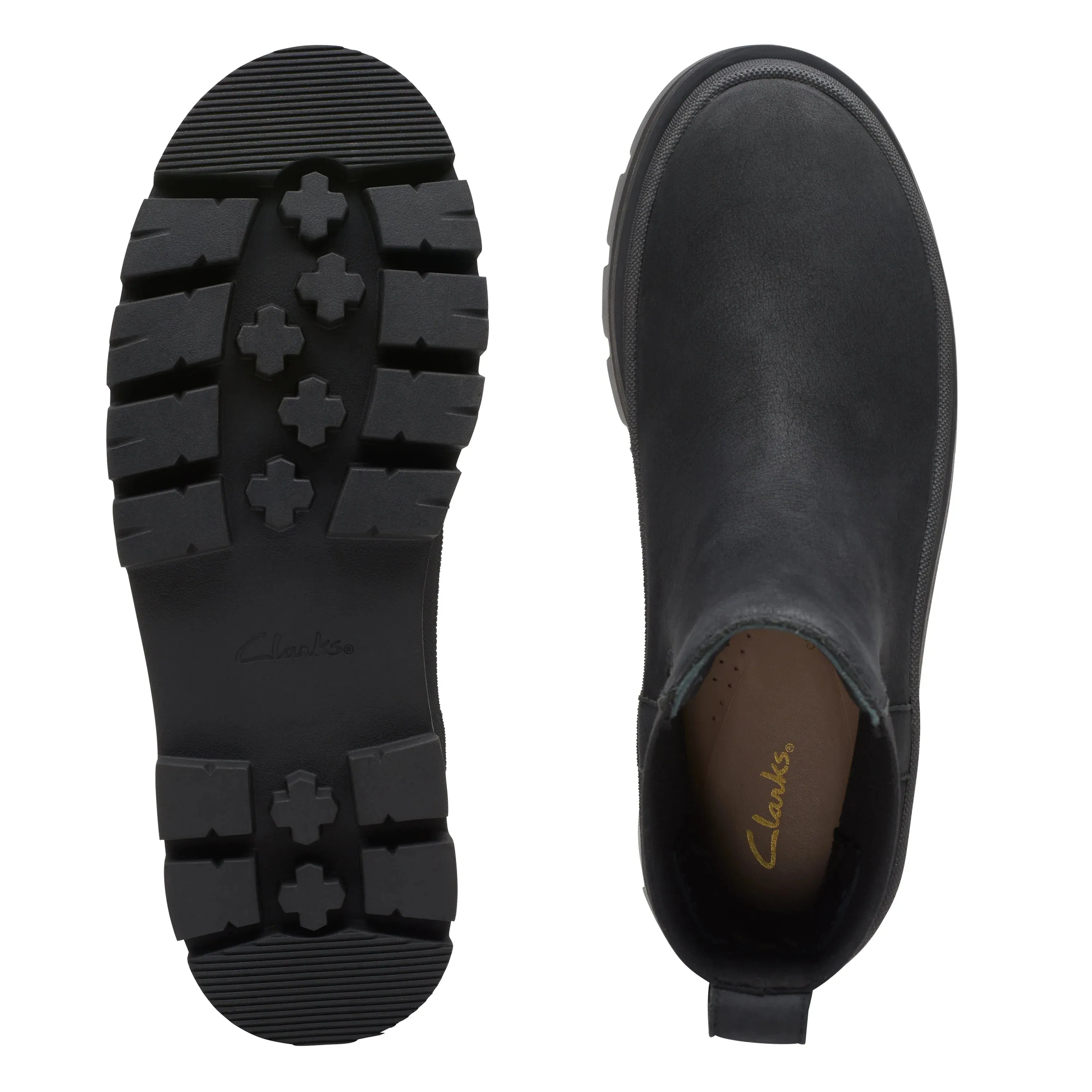 CLARKS | BOTAS MUJER | ORIANNA2 TOP BLACK NUBUCK | NEGRO