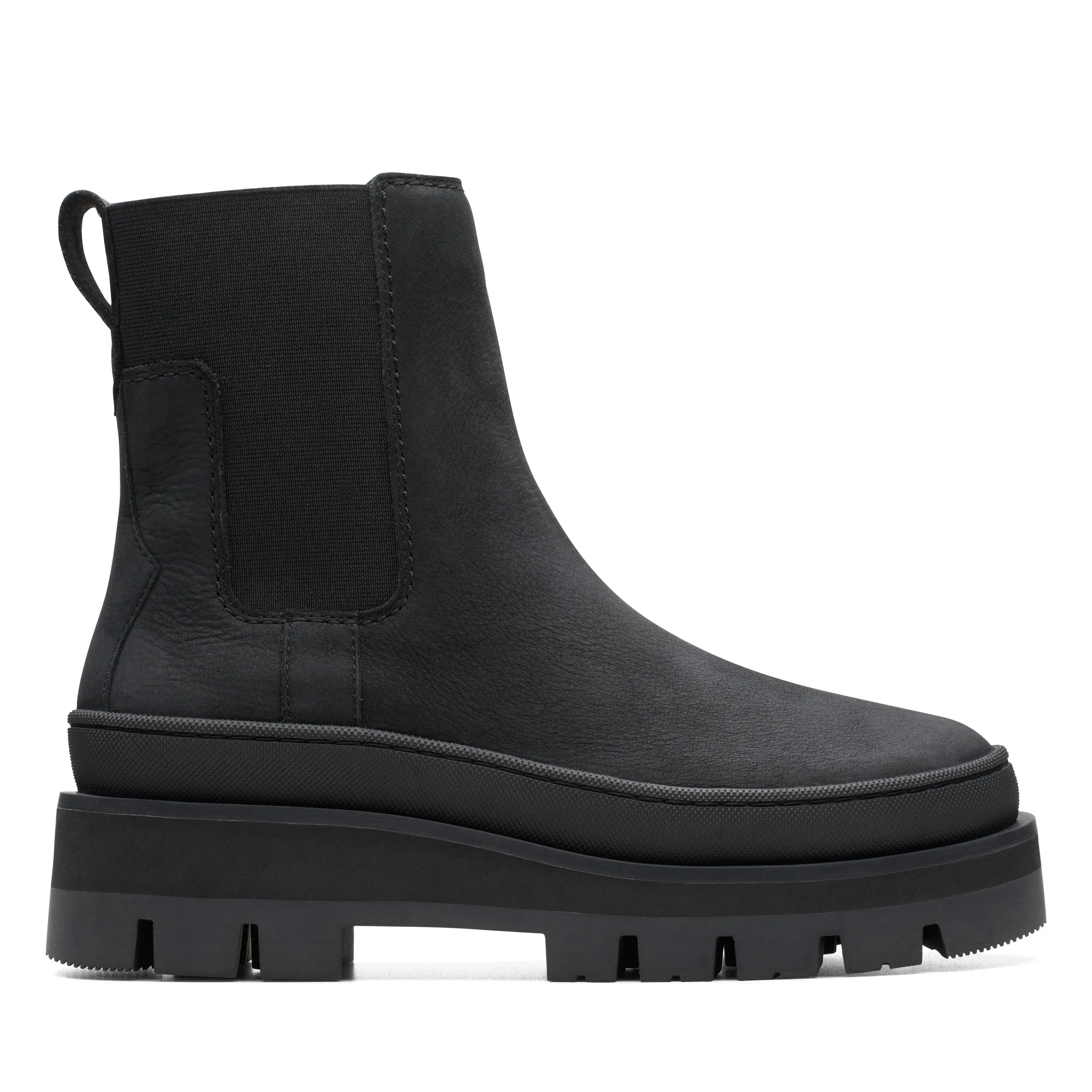 CLARKS | BOTAS MUJER | ORIANNA2 TOP BLACK NUBUCK | NEGRO