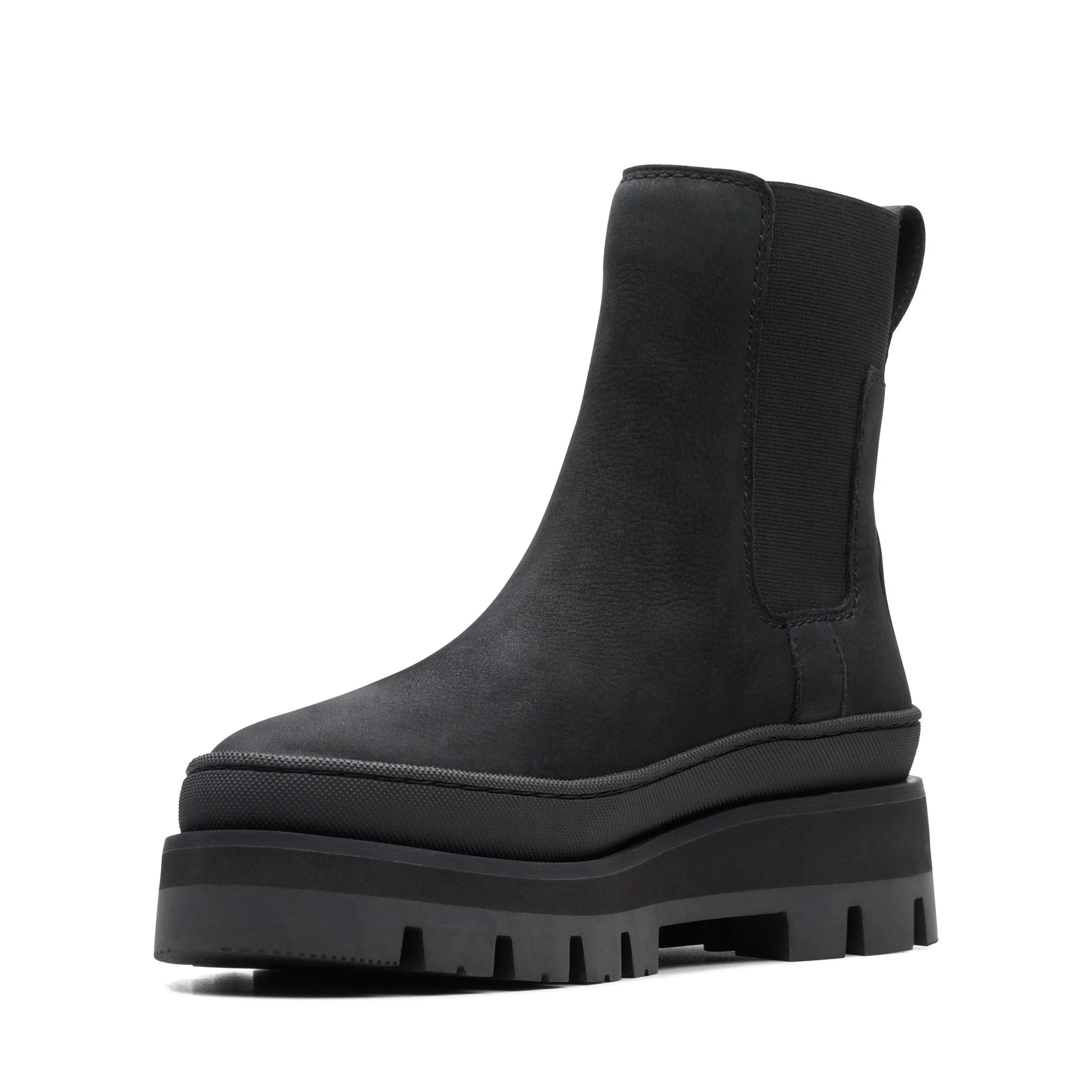 CLARKS | BOTAS MUJER | ORIANNA2 TOP BLACK NUBUCK | NEGRO