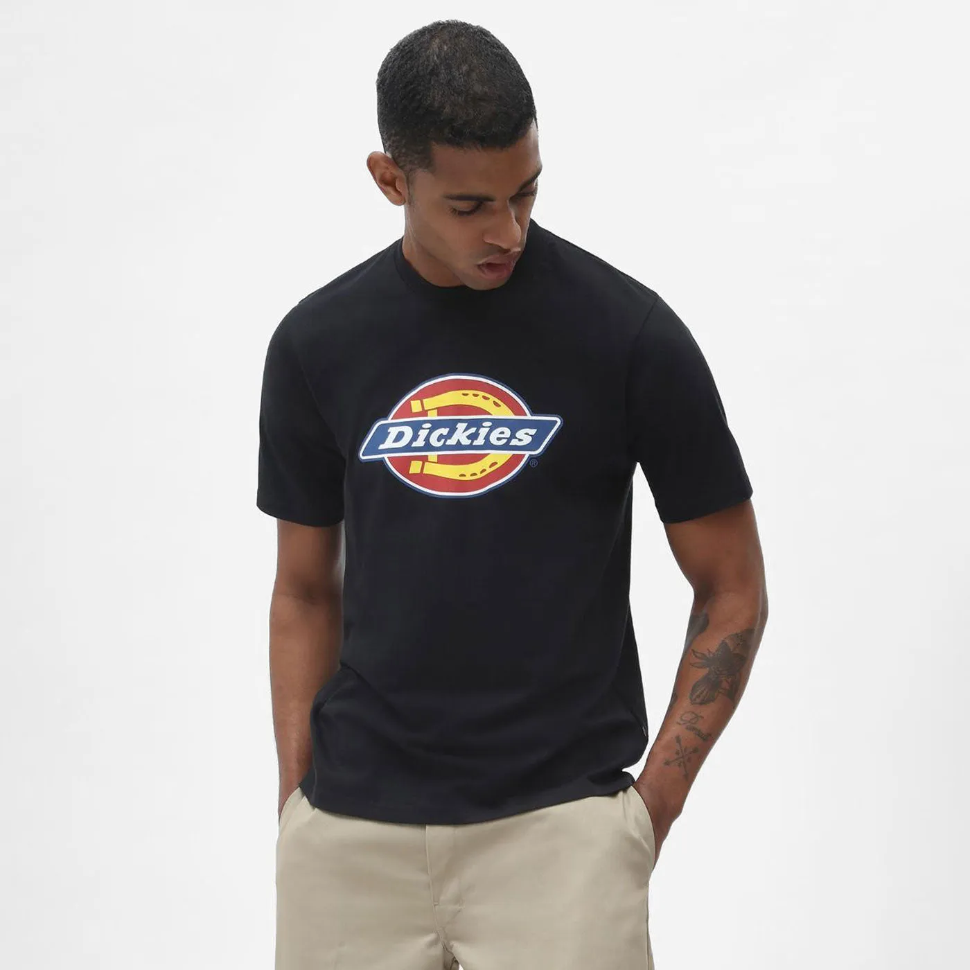 Dickies T-Shirt Icon Logo Graphic  Black