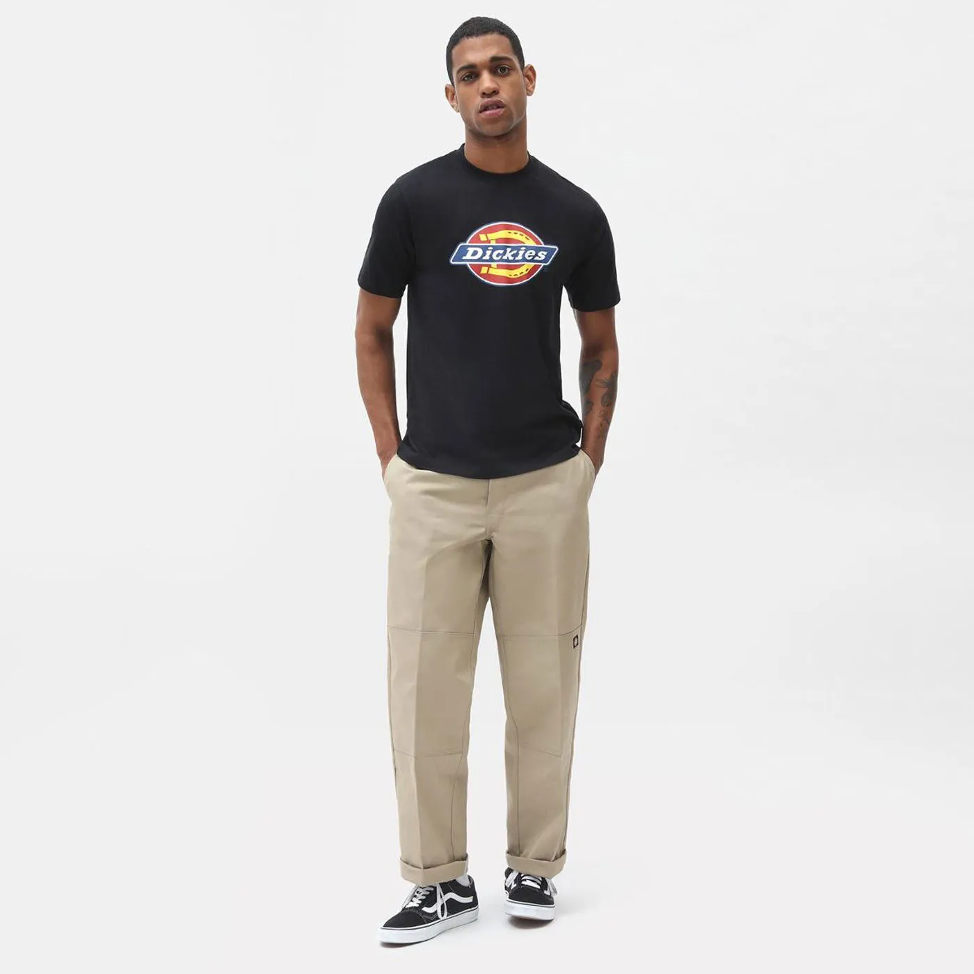 Dickies T-Shirt Icon Logo Graphic  Black