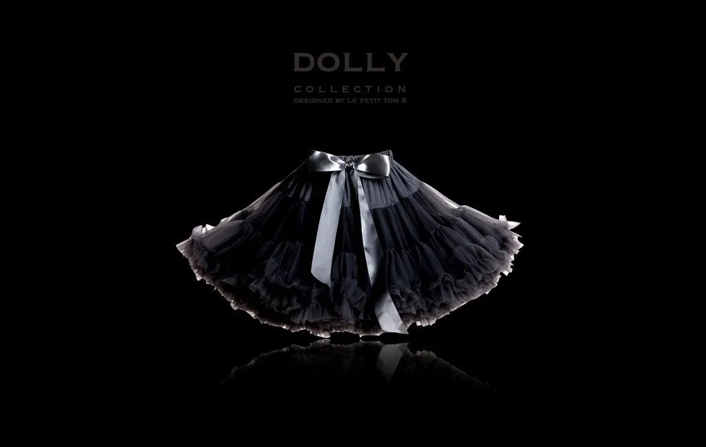 DOLLY by Le Petit Tom ® AUDREY HEPBURN pettiskirt black