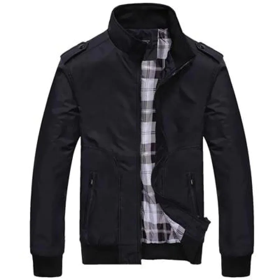 Jaqueta Masculina Casual Forro Xadrez Bomber