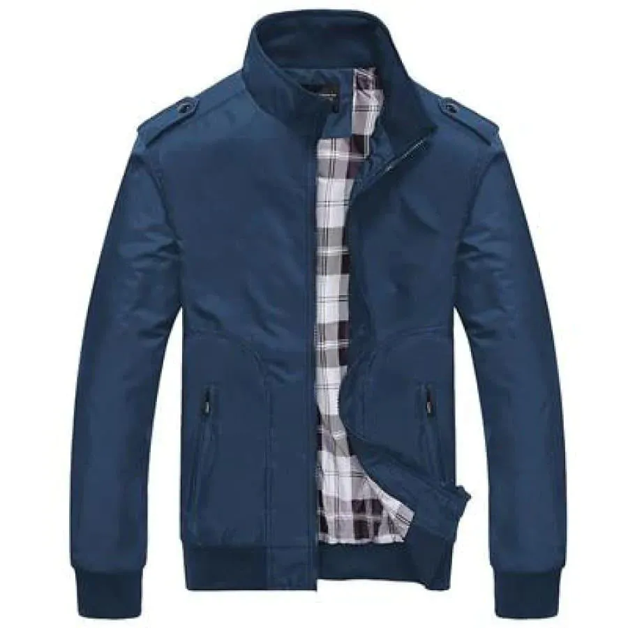 Jaqueta Masculina Casual Forro Xadrez Bomber