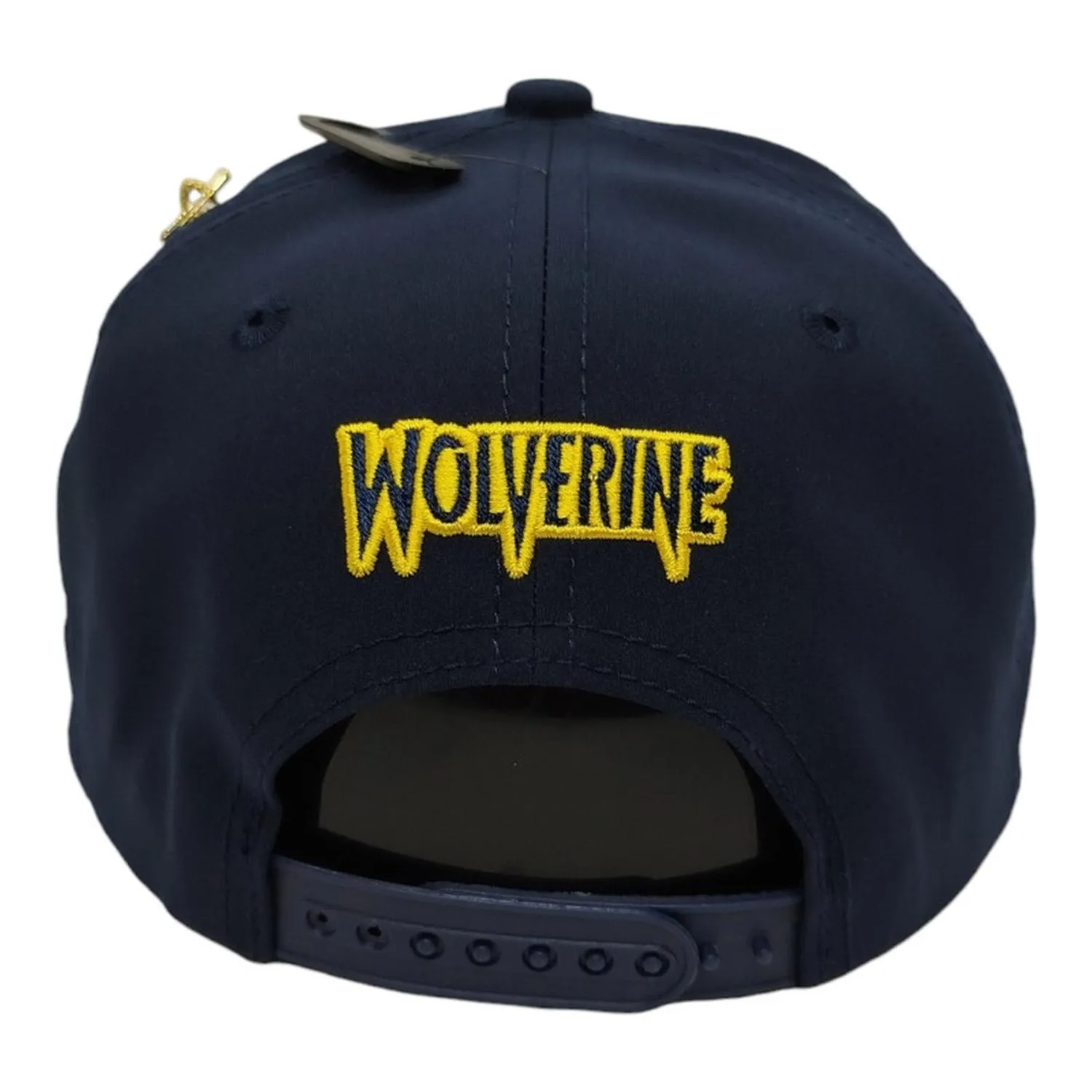 Kndit Caps Gorra Azul Marino Rayas Amarillas Placa Bronce Wolverine Weapon X X-Men