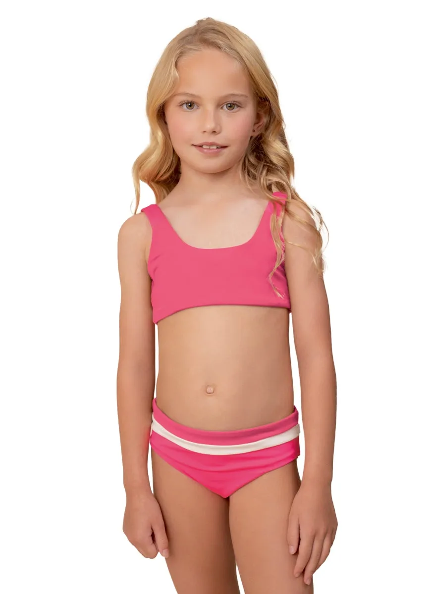 Maaji Radiant Pink Iceland Girls Bikini Set