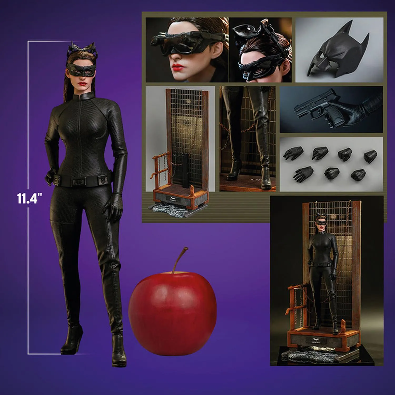 New Arrival Hot Toys Figura Articulada Catwoman Escala 1:6 Batman: The Dark Knight