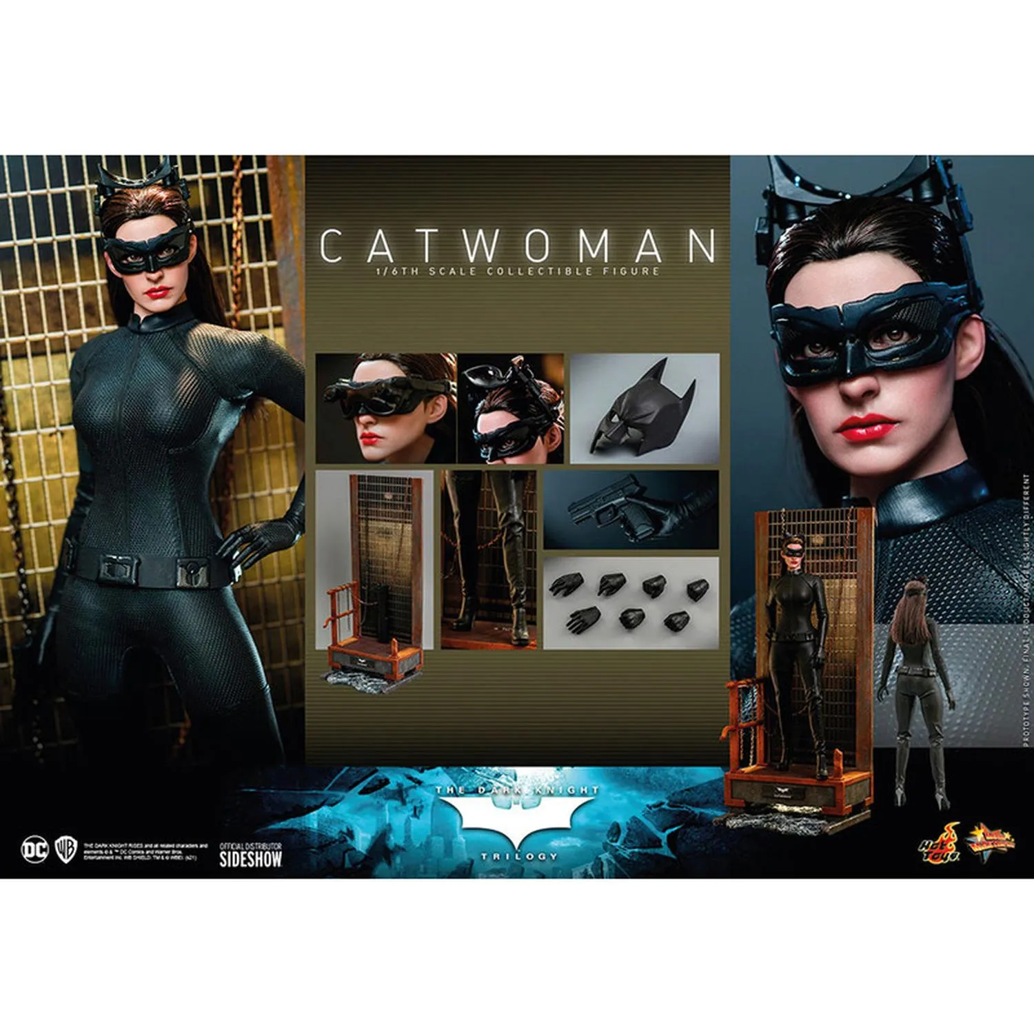 New Arrival Hot Toys Figura Articulada Catwoman Escala 1:6 Batman: The Dark Knight