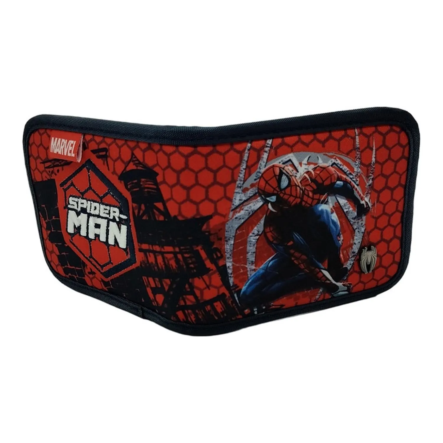 New Arrival Kndit Caps Cartera Roja Con Azul Marino Marvel Comics