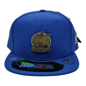 New Arrival Kndit Caps Gorra Azul Placa Bronce Barco One Piece