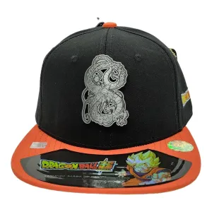 New Arrival Kndit Caps Gorra Negra Con Naranja Placa Plateada Mate Shenlong Dragon Ball