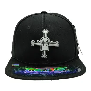 New Arrival Kndit Caps Gorra Negra Placa Plateada Mate Barba Blanca One Piece