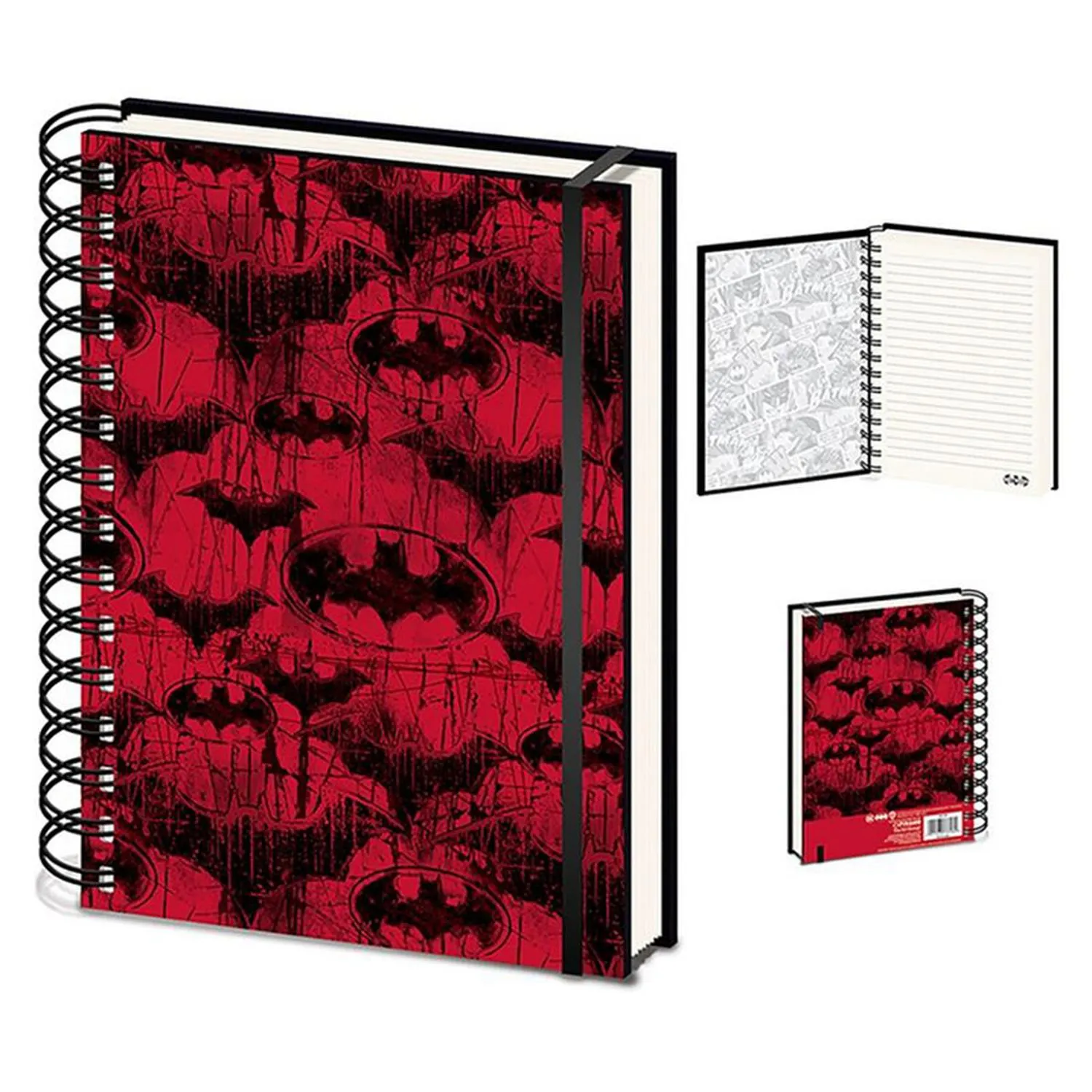 New Arrival Pyramid Internacional Libreta Espiral Logo Rojo The Batman