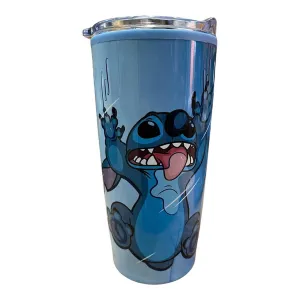 New Arrival Siglo 21 Termo Azul Claro Tapa Transparente Stitch Resbalado Lilo & Stitch