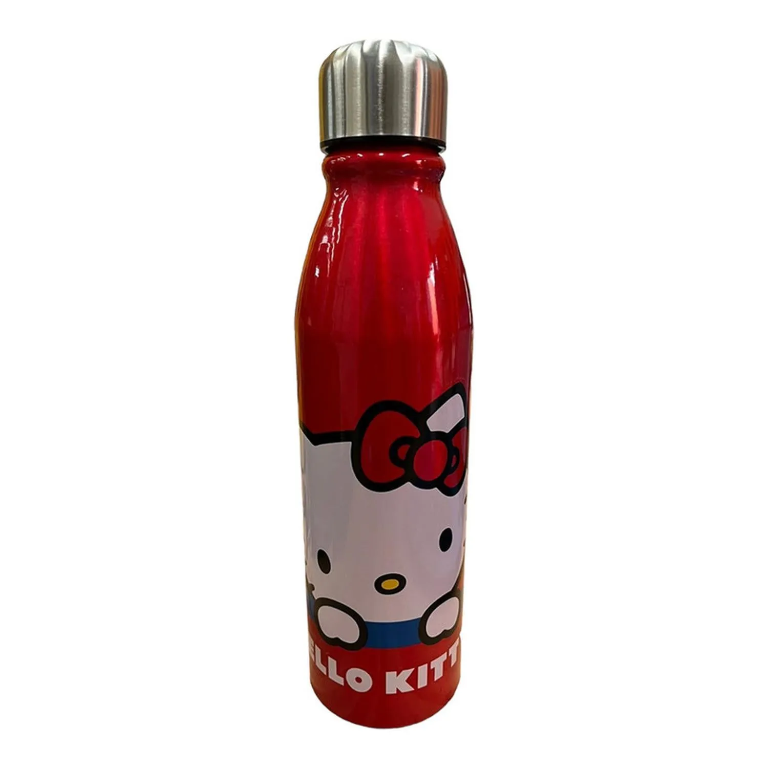 New Arrival Siglo 21 Termo Rojo Tapa Plateada Caras Hello Kitty