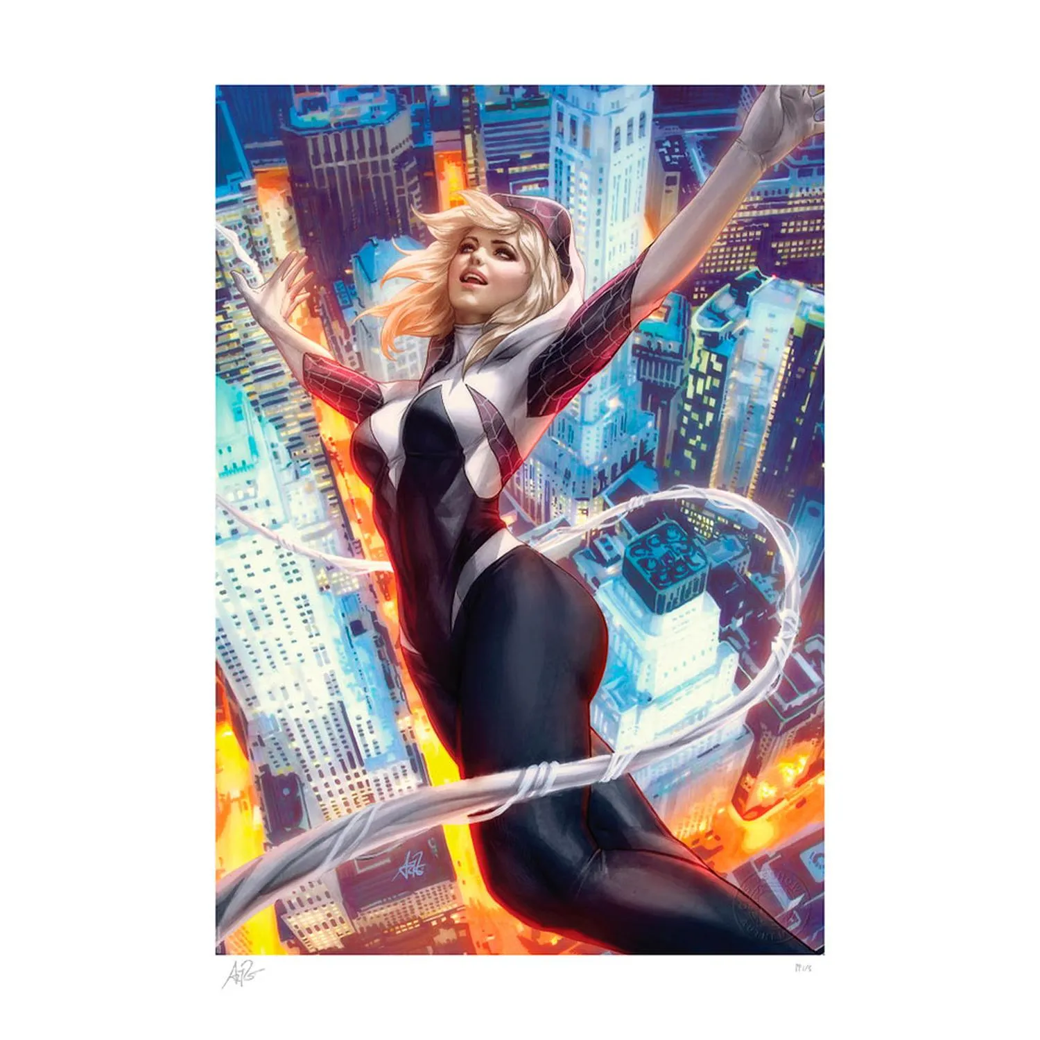 Sideshow Art Print Ghost-Spider #1 Marvel By Stanley “Artgerm” Lau