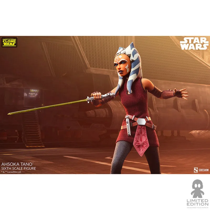 Sideshow Figura Articulada Ahsoka Tano Escala 1:6 Star Wars