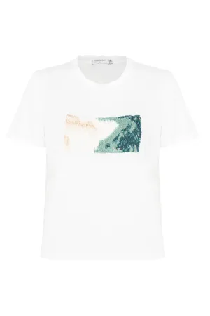 T-Shirt Bordado Mar