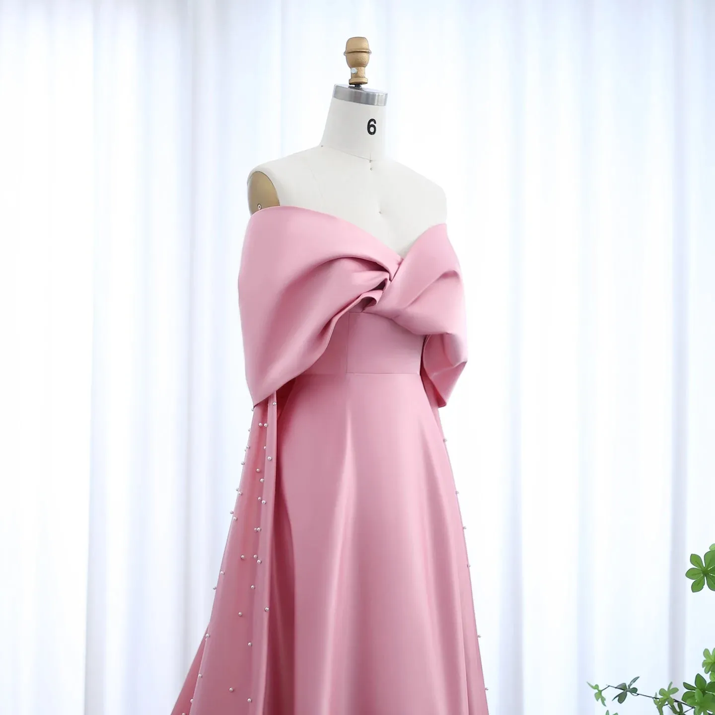 Vestido de Festa Longo Elegante Rosa com Brilho - Modelo Especial